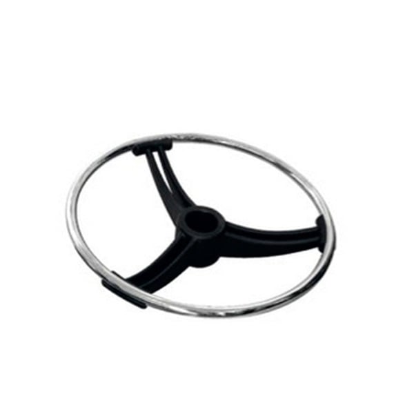 Aro reposapiés cromado com altura de 59 a 85 cm